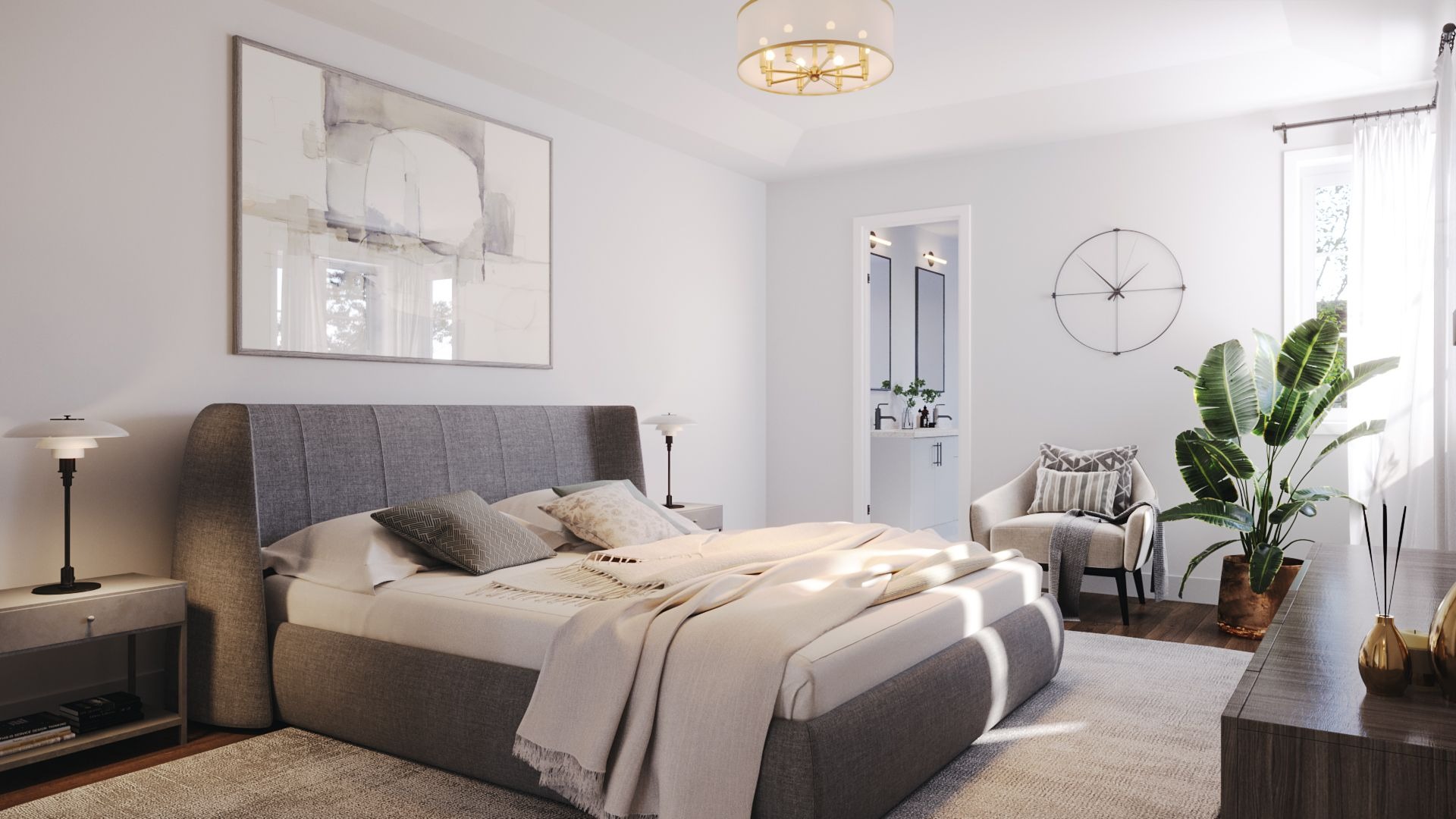 Cornerstone master bedroom